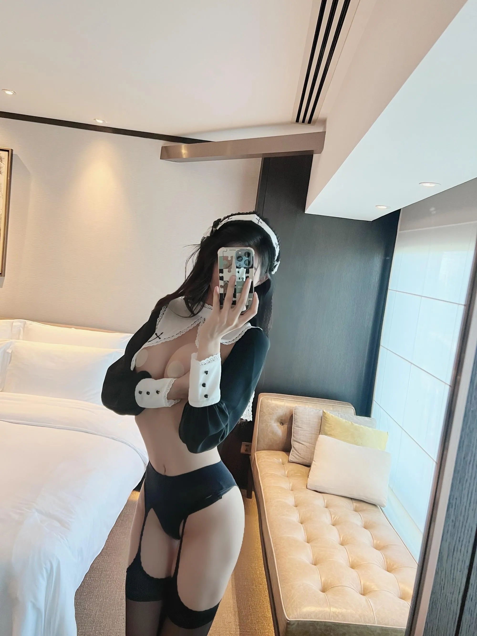 NO.036 葛征GEZHENG – 黑丝修女 [37P]插图1